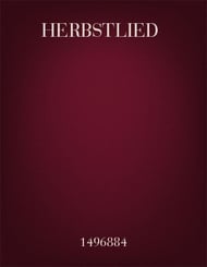 Herbstlied Two-Part choral sheet music cover Thumbnail